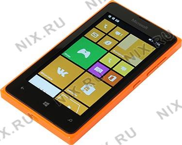   Microsoft Lumia 532 DUAL SIM Orange(1.2GHz,1GbRAM,4 800x480,3G+BT+WiFi+GPS,8Gb+microSD,5Mp