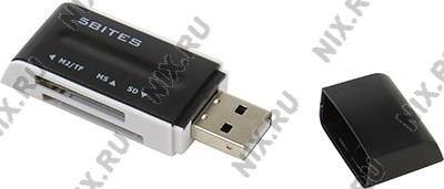   USB2.0 5bites [RE2-102BK] MMC/SDHC/microSD/MS(/PRO/Duo/M2) Card Reader/Writer