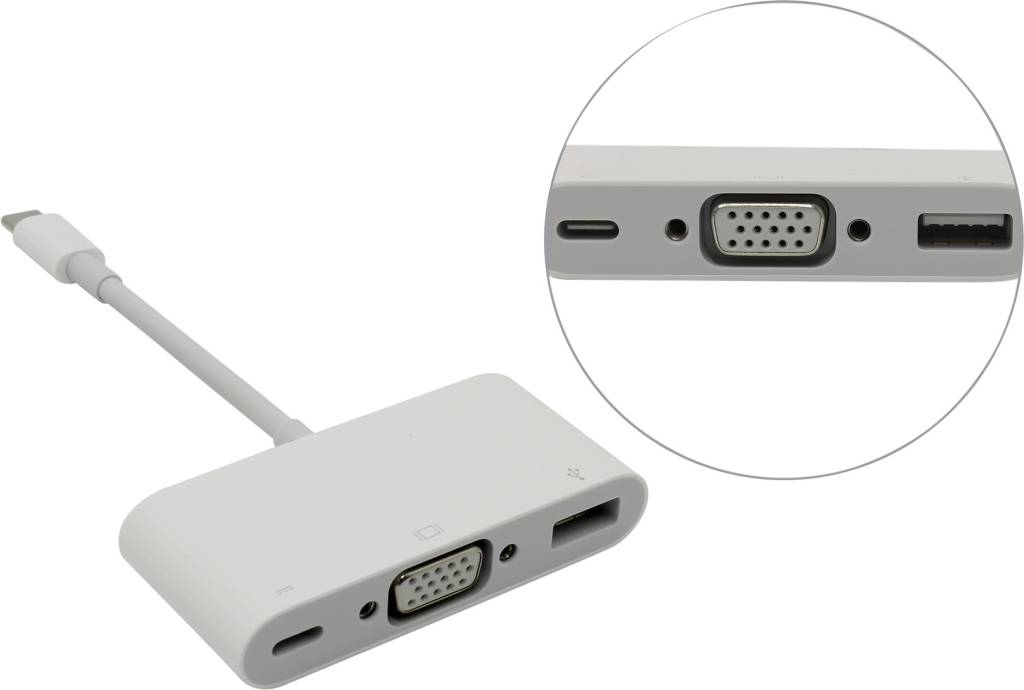  - USB-C -- > VGA Multiport Adapter Apple [MJ1L2ZM/A]