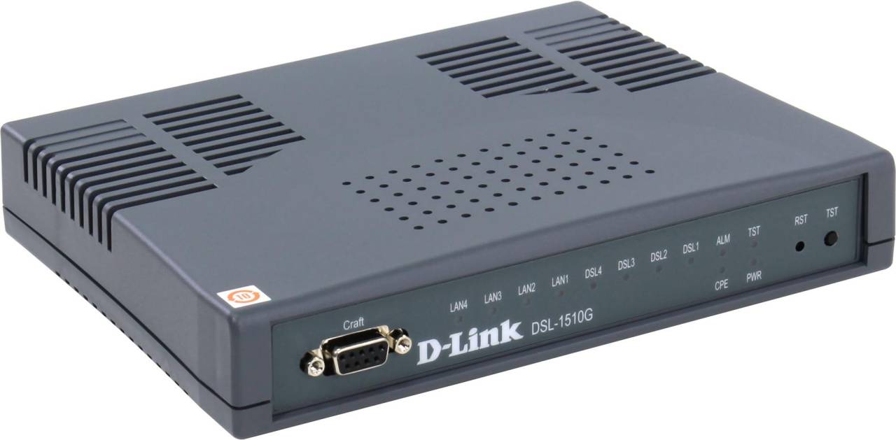   D-Link [DSL-1510G/A1A] -  G.SHDSL(4UTP 10/100Mbps,1RJ11,RS-232)