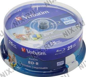   BD-R Disc Verbatim 25Gb 6x < .25  >  , printable < 43811 >