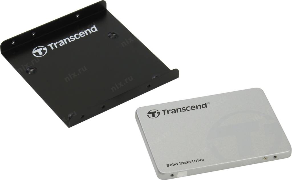   SSD  64 Gb SATA-III Transcend SSD370S [TS64GSSD370S] 2.5 MLC + 3.5 