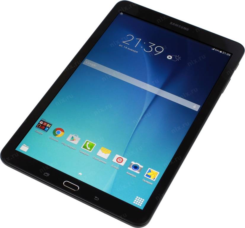   Samsung Galaxy Tab E SM-T561 Black 1.3Ghz/1.5/8Gb/3G/GPS//WiFi/BT/Andr/9.6/0.5 