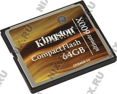    Kingston [CF/64Gb-U3] CompactFlash Card 64Gb 600x