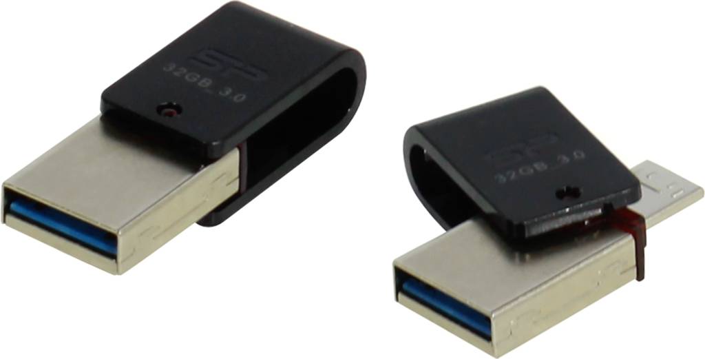   USB3.0/USB micro-B OTG 32Gb Silicon Power Mobile X31 [SP032GBUF3X31V1K] (RTL)