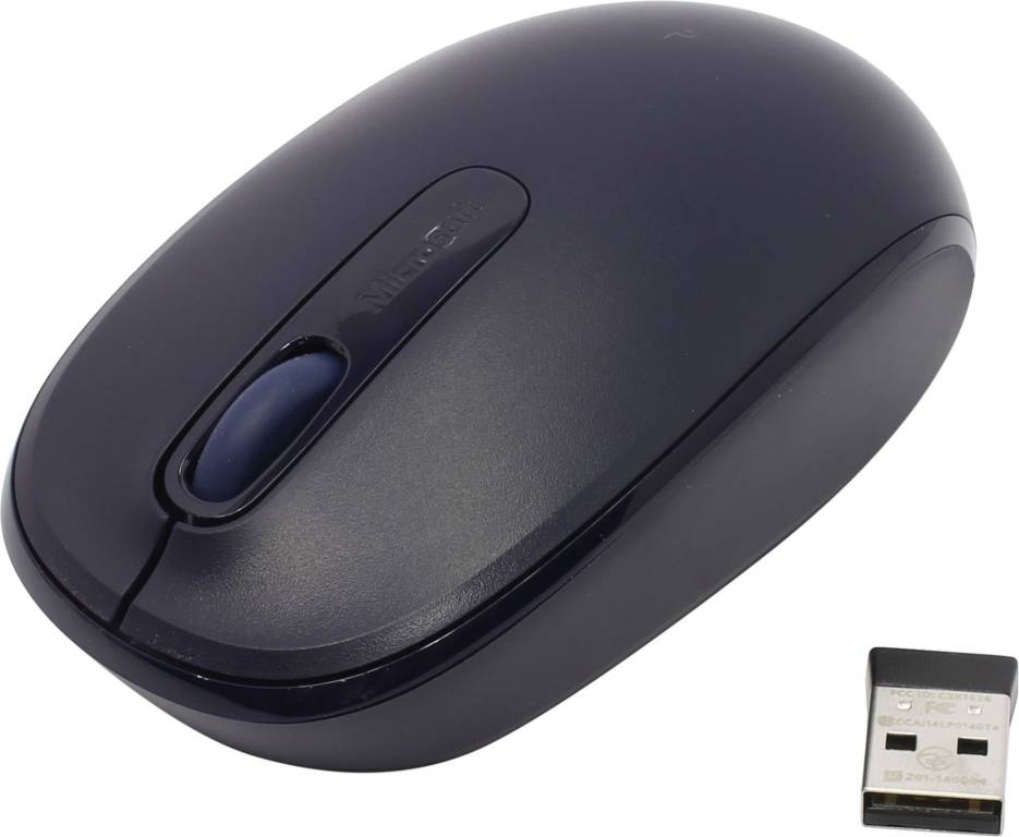   USB Microsoft Wireless Mobile 1850 Mouse (RTL) 3.( ) [U7Z-00014]