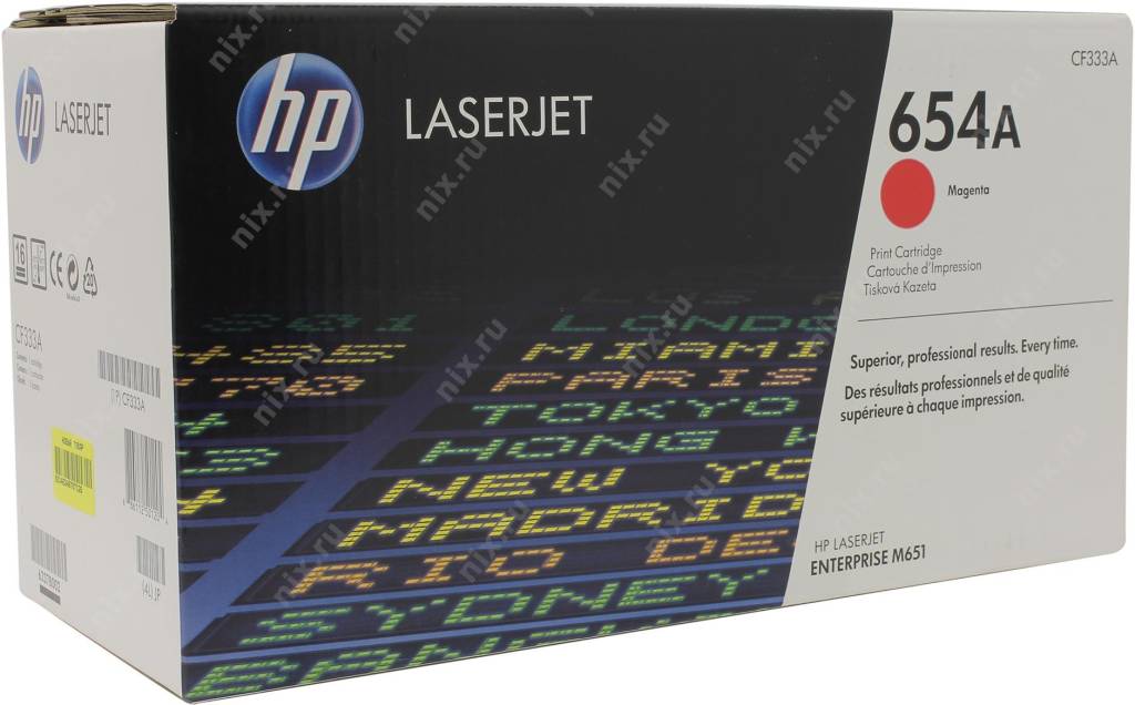  - HP CF333A 654A Magenta (o)  LaserJet Enterprise M651 (15000 )