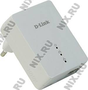    D-Link [DHP-208AV/B1A] Powerline AV Mini Adapter(1UTP 10/100Mbps,200Mbps)