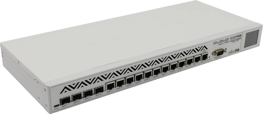   MikroTik [CCR1036-12G-4S] (12UTP/WAN 10/100/1000Mbps+4SFP,USB)