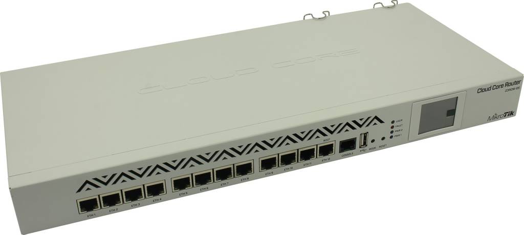   MikroTik [CCR1016-12G] (12UTP/WAN 10/100/1000Mbps + USB)