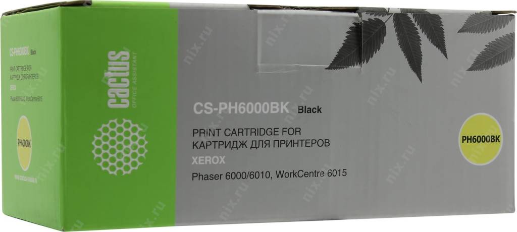  - Xerox 106R01634 Black  Phaser 6000/6010 Cactus CS-PH6000BK