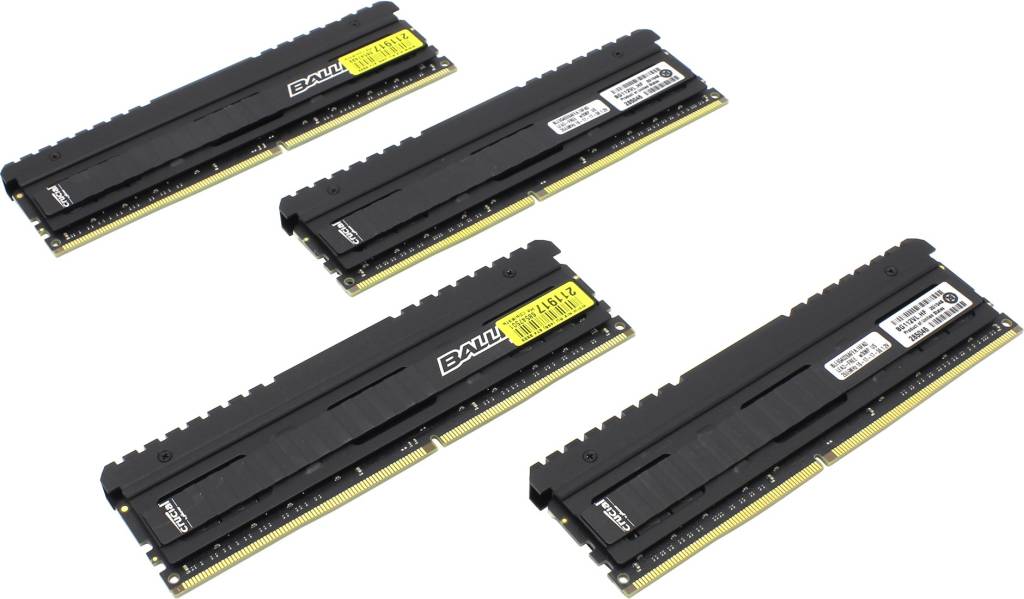    DDR4 DIMM 32Gb PC-21300 Crucial Ballistix Elite [BLE4C8G4D26AFEA] KIT 4*8Gb CL16