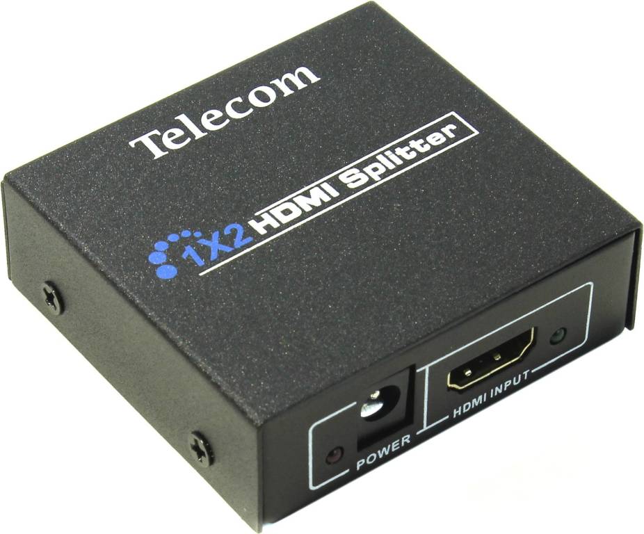 купить Разветвитель HDMI Splitter (1in - > 2out) + б.п. Telecom [TTS5010]