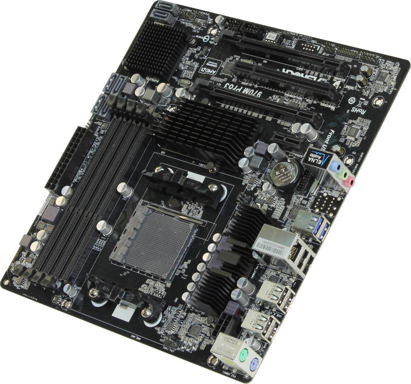    SocAM3+ ASRock 970M PRO3(RTL)[AMD 970]2xPCI-E+GbLAN SATA MicroATX 4DDR-II