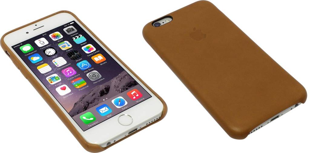   Apple [MKXT2ZM/A] iPhone 6s Leather Case Saddle Brown  iPhone 6s