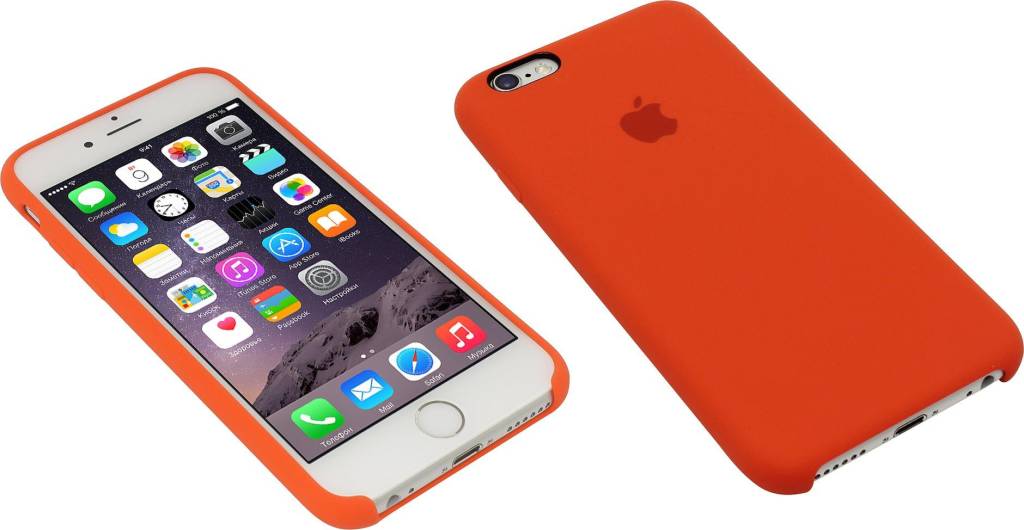   Apple [MKY32ZM/A] iPhone 6s Silicone Case Red  iPhone 6s