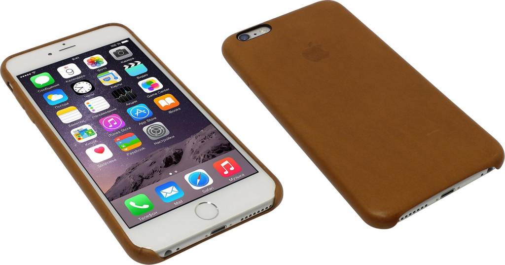   Apple [MKXC2ZM/A] iPhone 6s Plus Leather Case Saddle Brown  iPhone 6s Plus