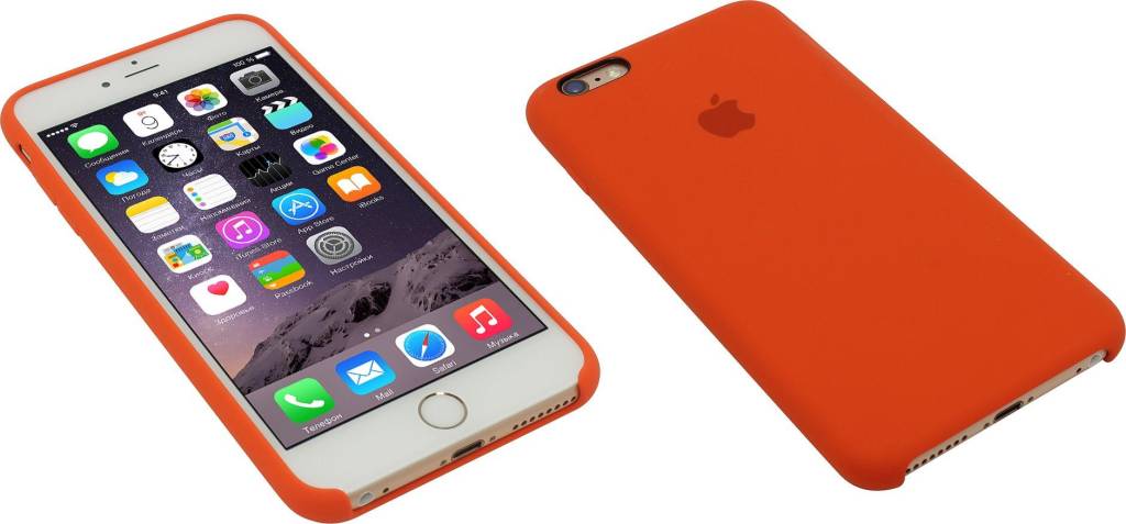   Apple [MKXM2ZM/A] iPhone 6s Plus Silicone Case Red  iPhone 6s Plus