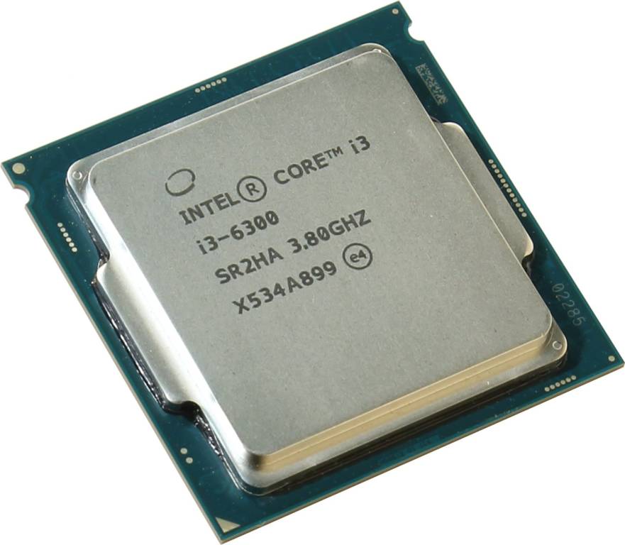   Intel Core i3-6300 3.8 GHz/2core/SVGA HD Graphics 530/0.5+ 4Mb/51W/8 GT/s LGA1151