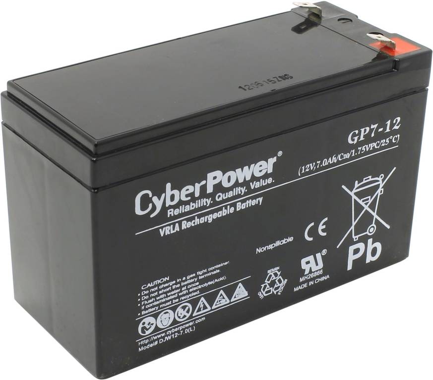   12V    7.0Ah CyberPower DJW12-7.0(L)  UPS