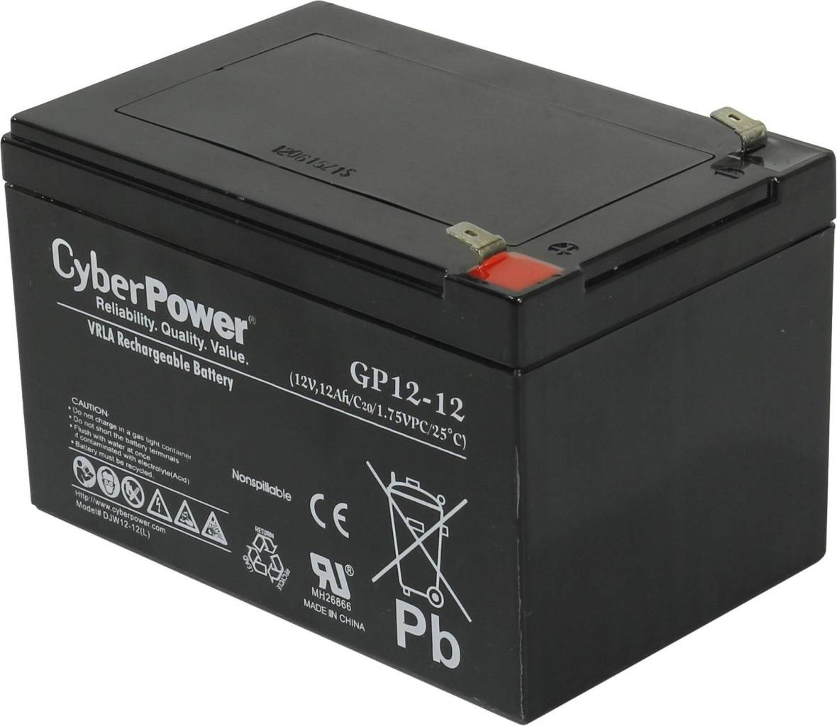   12V   12Ah CyberPower DJW12-12(L)  UPS