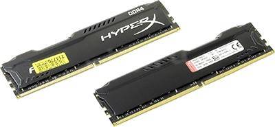    DDR4 DIMM 16Gb PC-19200 Kingston HyperX Fury [HX424C15FBK2/16] KIT 2*8Gb CL15