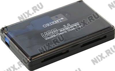   Orient [CR-305] USB3.0 2xMMC/SDXC+2xmicroSD Card Reader/Writer