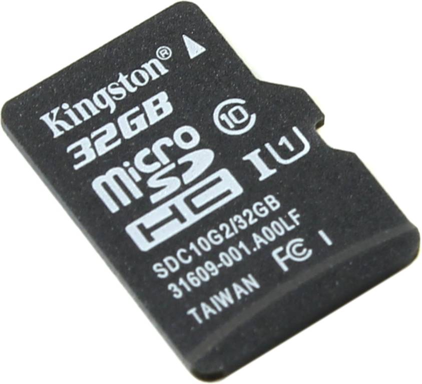    SDHC 32Gb Kingston [SDC10G2/32GBSP] UHS-I U1