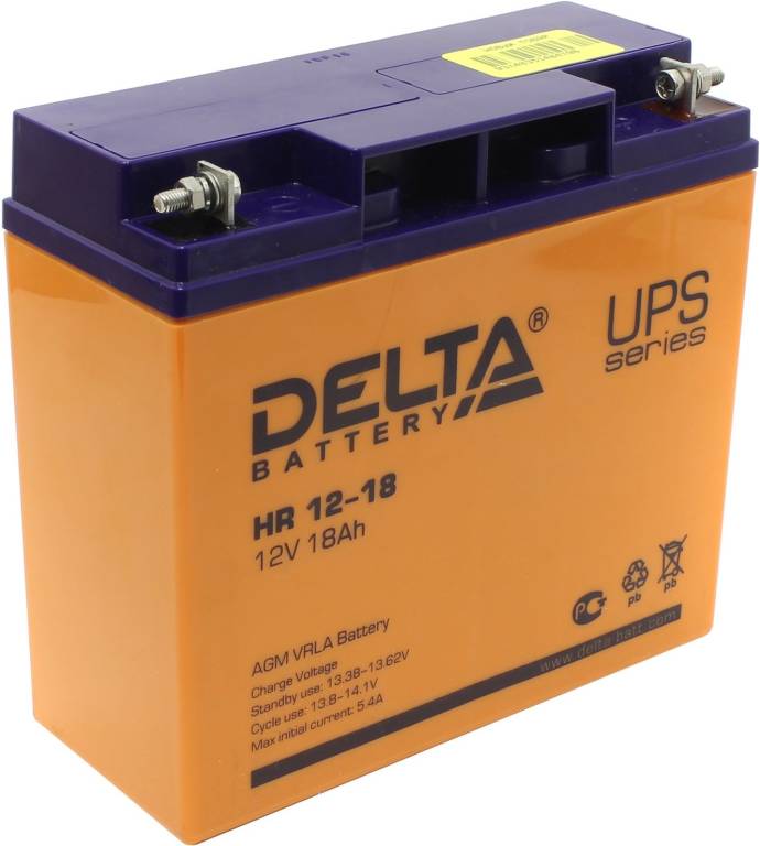   12V   18Ah Delta HR12-18  UPS