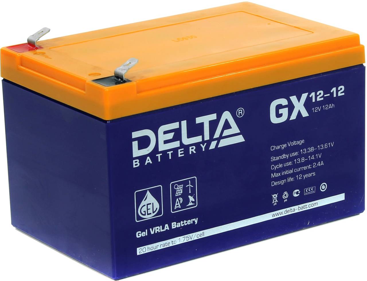   12V   12Ah Delta GX 12-12  UPS