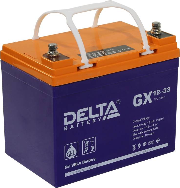   12V   33Ah Delta GX 12-33  UPS