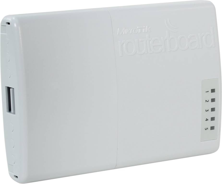   MikroTik [RB750P-PBr2] RouterBOARD PowerBox (4UTP 100Mbps,1WAN)