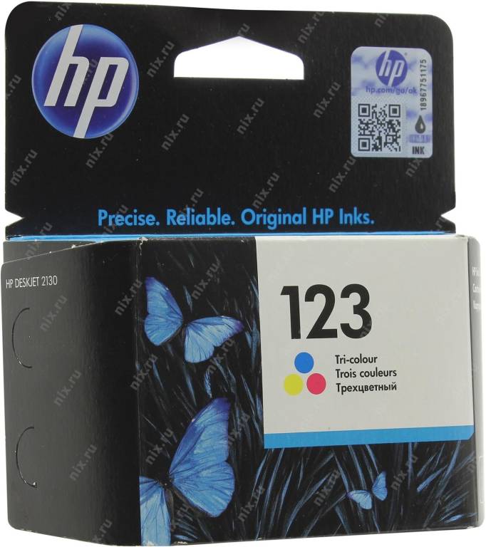 купить Картридж HP F6V16AE №123 Color для HP DesignJet 2130