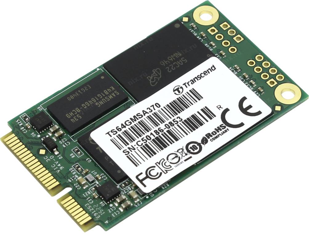   SSD  64 Gb mSATA-III Transcend [TS64GMSA370] MLC