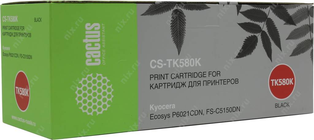  - Kyocera-Mita TK-580K Black (Cactus)  P6021CDN, FS-C5150DN