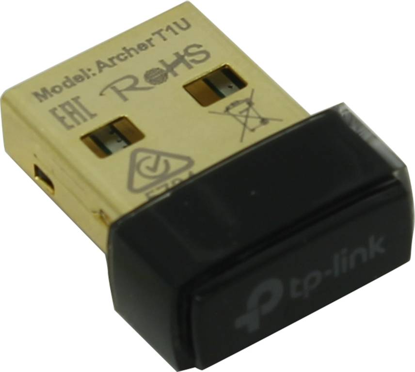    USB TP-LINK [Archer T1U] Wireless Nano Adapter (802.11a/n/ac, 433Mbps)
