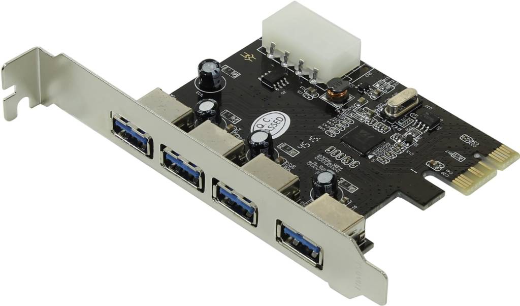   PCI-Ex1 USB3.0, 4 port-ext Orient VA-3U4PE (OEM)