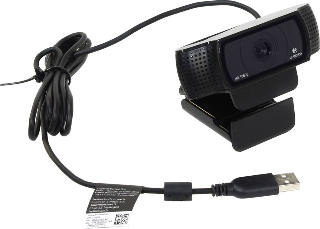  - Logitech HD Pro Webcam C920 (RTL) (USB 2.0, 1920*1080, ) (960-001055)