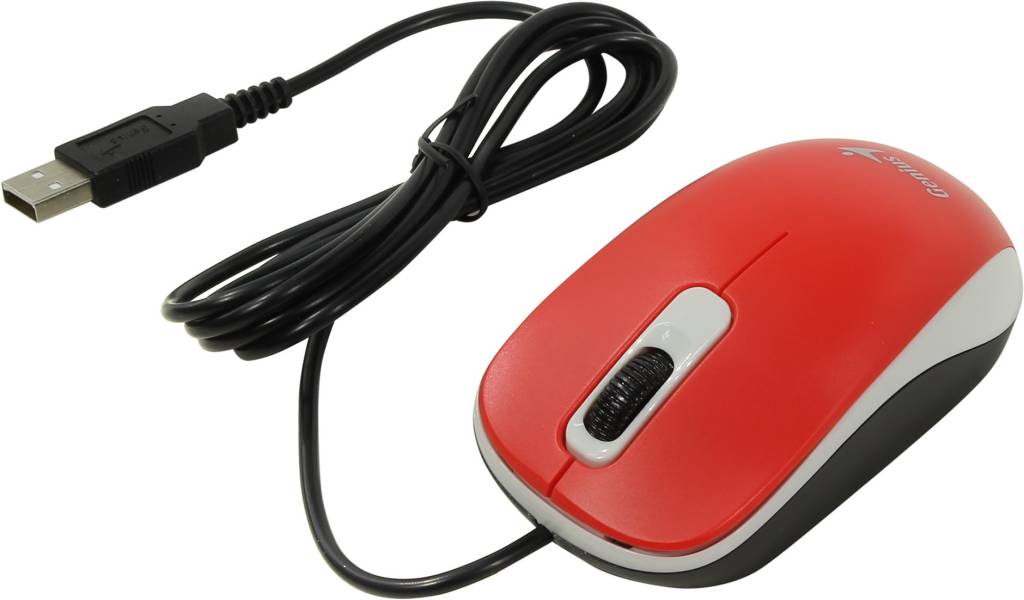   USB Genius Optical Mouse DX-110 [Red] (RTL) 3.( ) (31010116104)