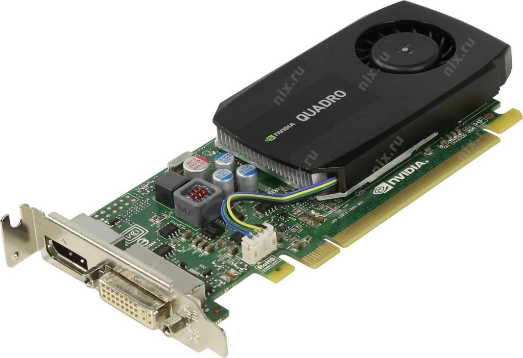   PCI-E 2Gb DDR-3 PNY VCQK420-2GB-PB (RTL) DVI+DP [NVIDIA Quadro K420]