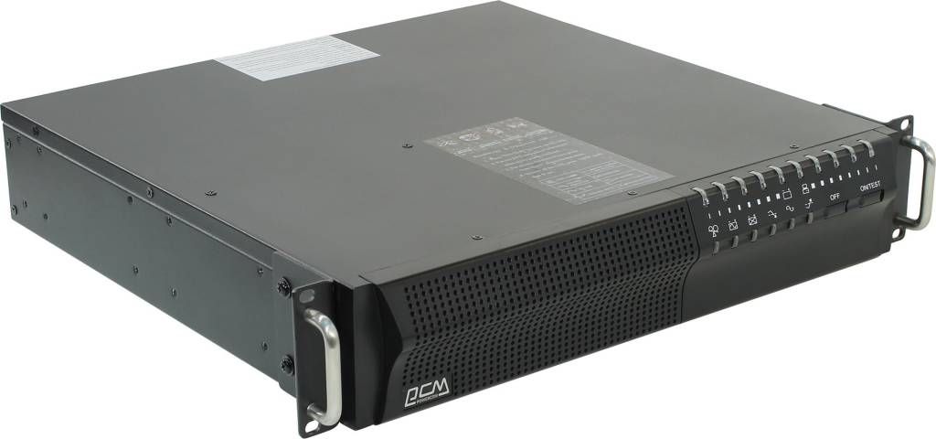  UPS  1000VA PowerCom (SPR-1000) Rack Mount 2U+ComPort+USB+  /RJ45 ()
