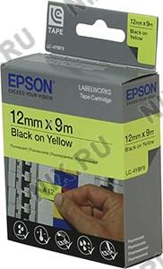    EPSON C53S625405 LC-4YBF9 (12 x 9, Black on Yellow)