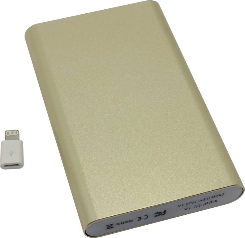   KS-is Power Bank KS-280 Gold (USB, 12000mAh, Li-lon)
