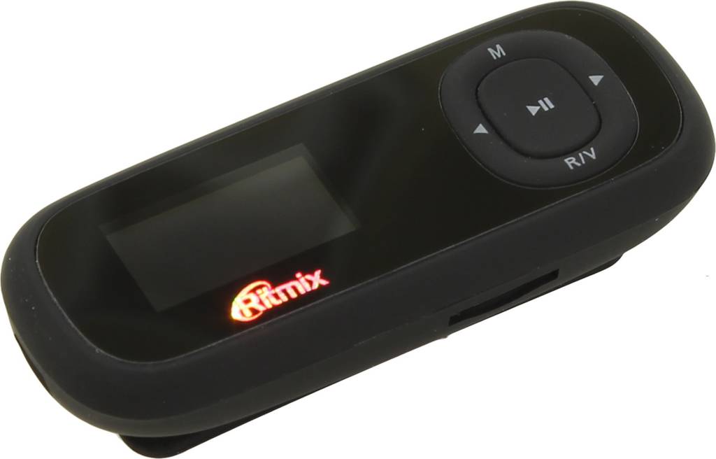   Ritmix < RF-3410-8Gb > Black (MP3 Player, FM, 8Gb, 1, , microSDHC, USB2.0, Li-Pol)