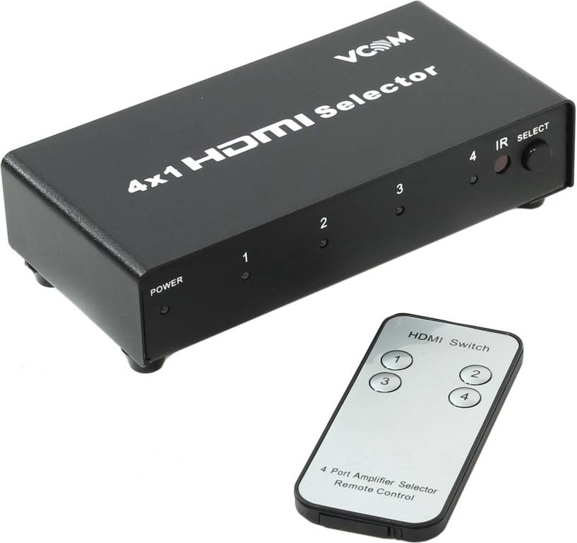   HDMI VCOM < DD434 > 4-port Switch +..