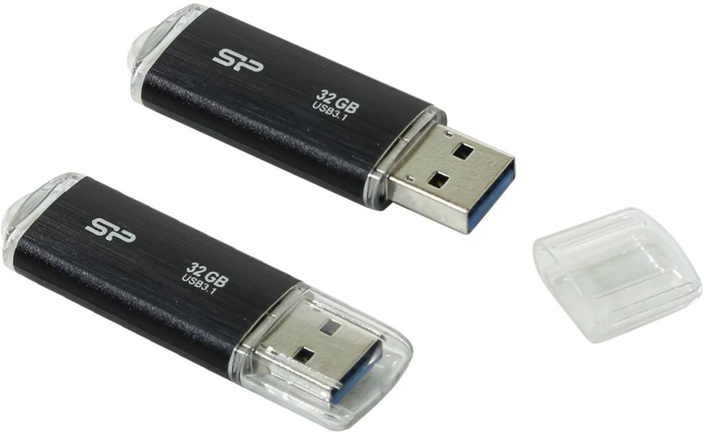   USB3.0 32Gb Silicon Power Blaze B02 [SP032GBUF3B02V1K] (RTL)