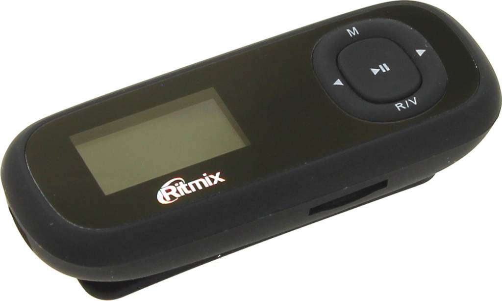   Ritmix < RF-3410-4Gb > Black (MP3 Player, FM, 4Gb, 1, , microSDHC, USB2.0, Li-Pol)