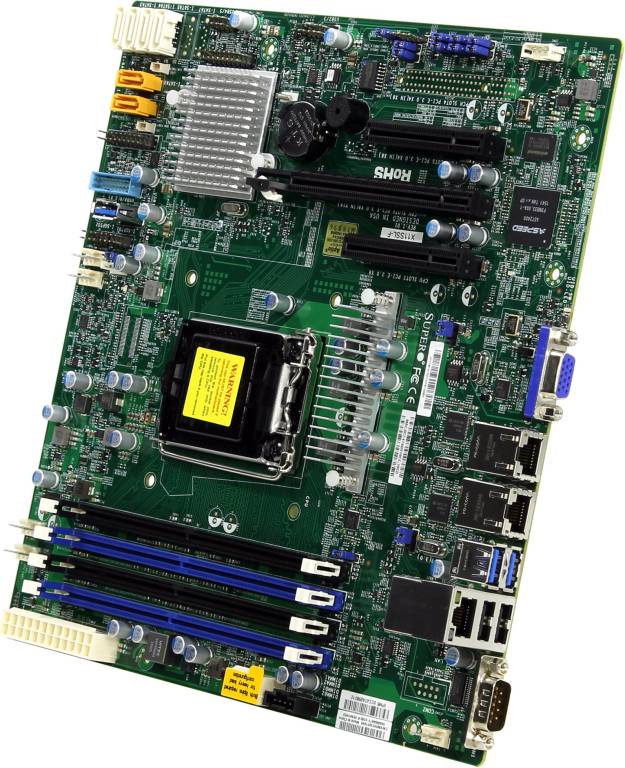    LGA1151 SuperMicro X11SSL-F(RTL)[C236]PCI-E SVGA 2xGbLAN SATA RAID microATX 4DD