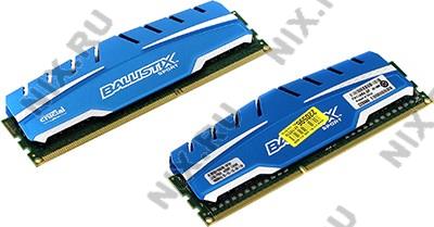    DDR3 DIMM 16Gb PC-14900 Crucial Ballistix Sport XT [BLS2K8G3D18ADS3] KIT 2*8Gb CL10