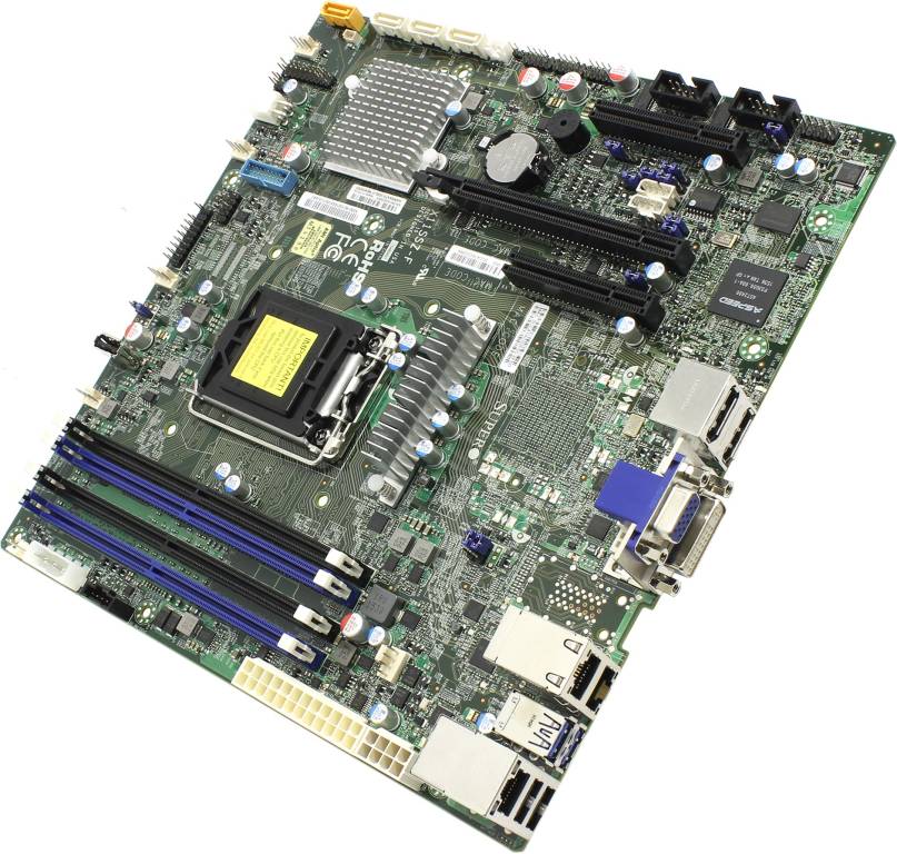    LGA1151 SuperMicro X11SSZ-F(RTL)[C236]PCI-E SVGA 2xGbLAN SATA RAID microATX 4DDR4